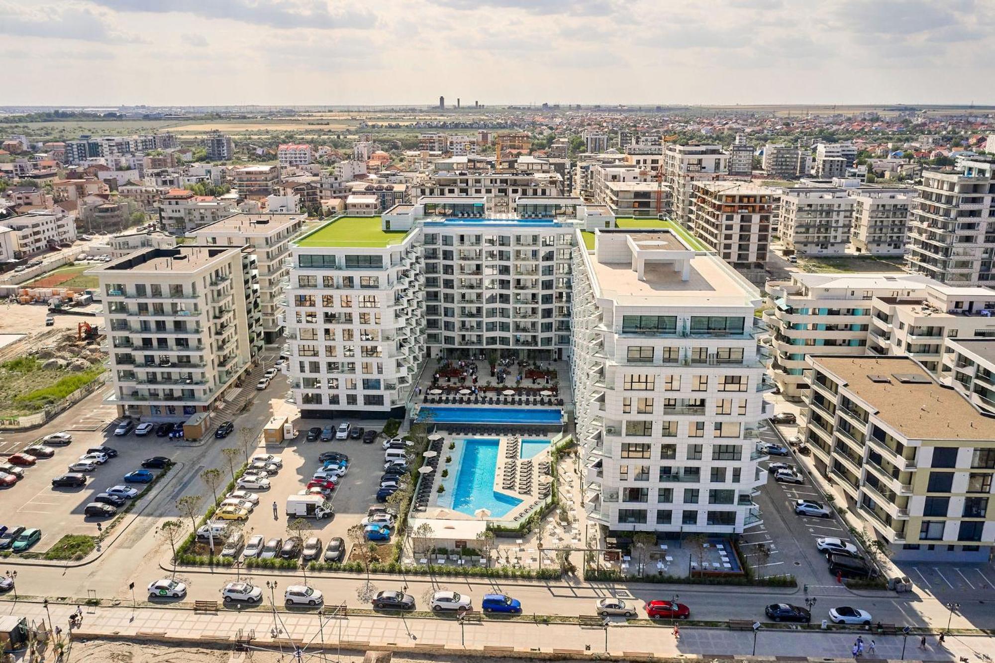 Summer Residence Apartment In Infinity Beach Resort - Parking Mamaia Dış mekan fotoğraf